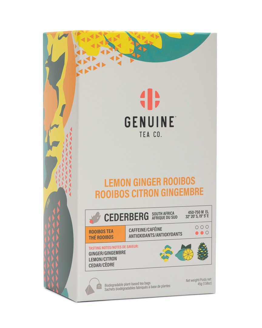 Lemon Ginger Rooibos Genuine Tea Lemon Ginger Rooibos Genuine Tea